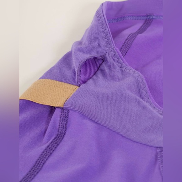 Lululemon Catch Me Tank Size 8 Power Purple and Black - Picture 6 of 15